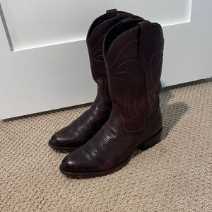 Tecovas men’s Dark Brown Cartwright Boots 12 wide